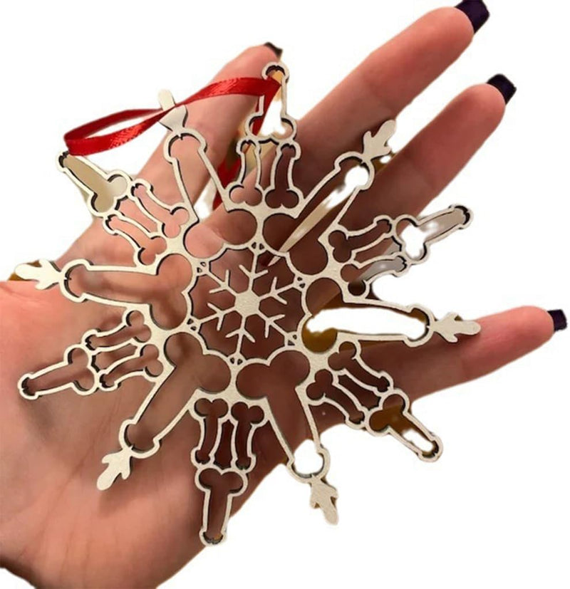 Weiner Snowflake Ornament
