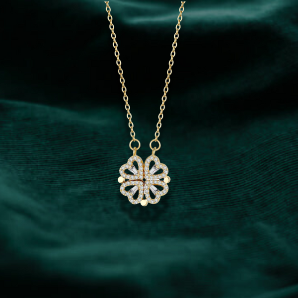 Clover Hearts Necklace