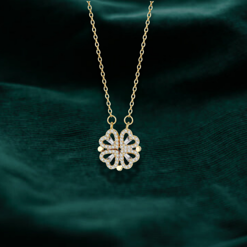 Clover Hearts Necklace