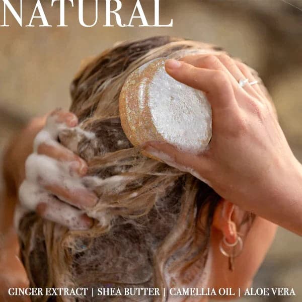 Ginger Cold Processed Hair Regrowth Shampoo Bar 1+1 (2 pcs)