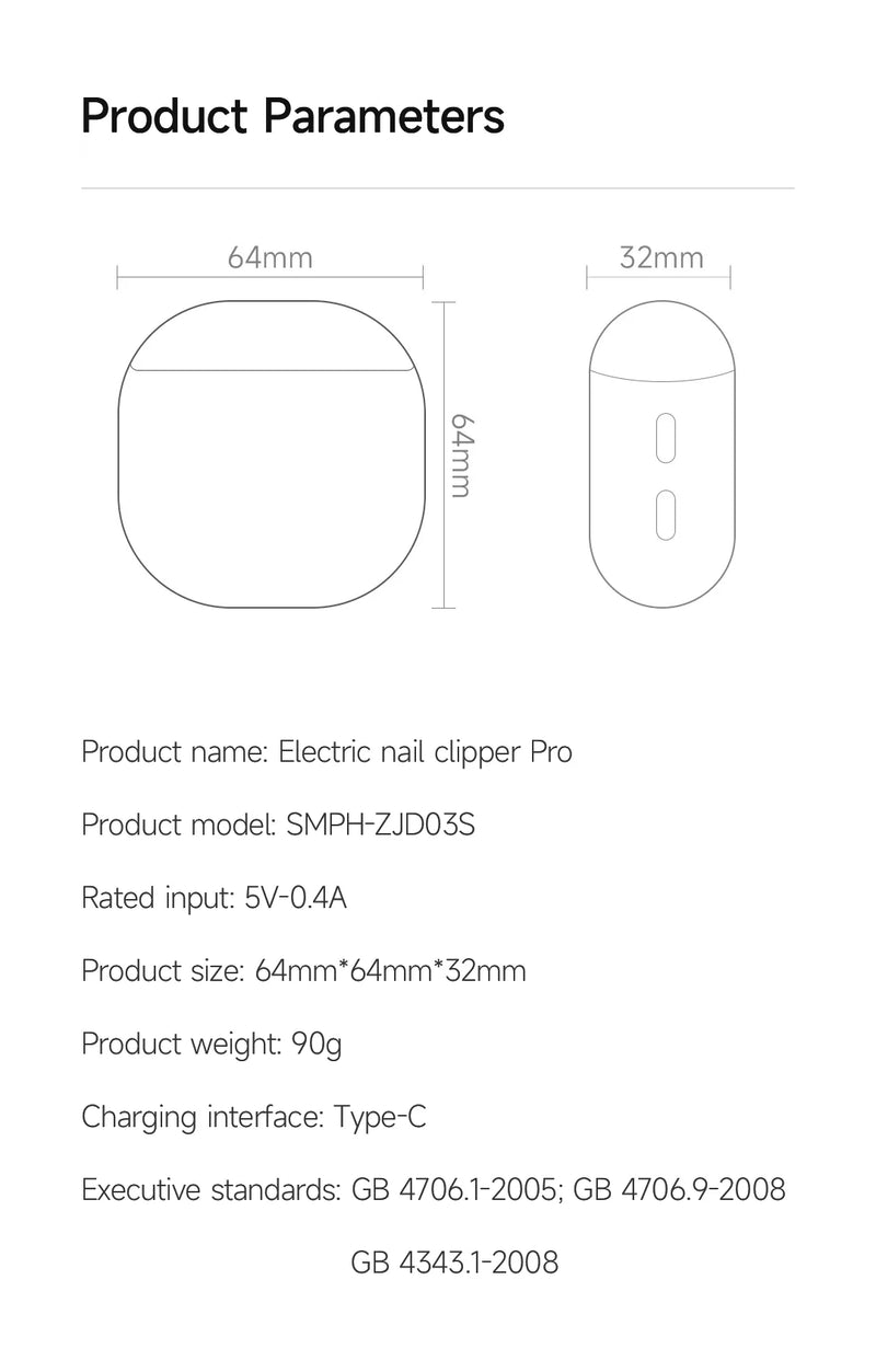 Electric Automatic Nail Clipper Pro