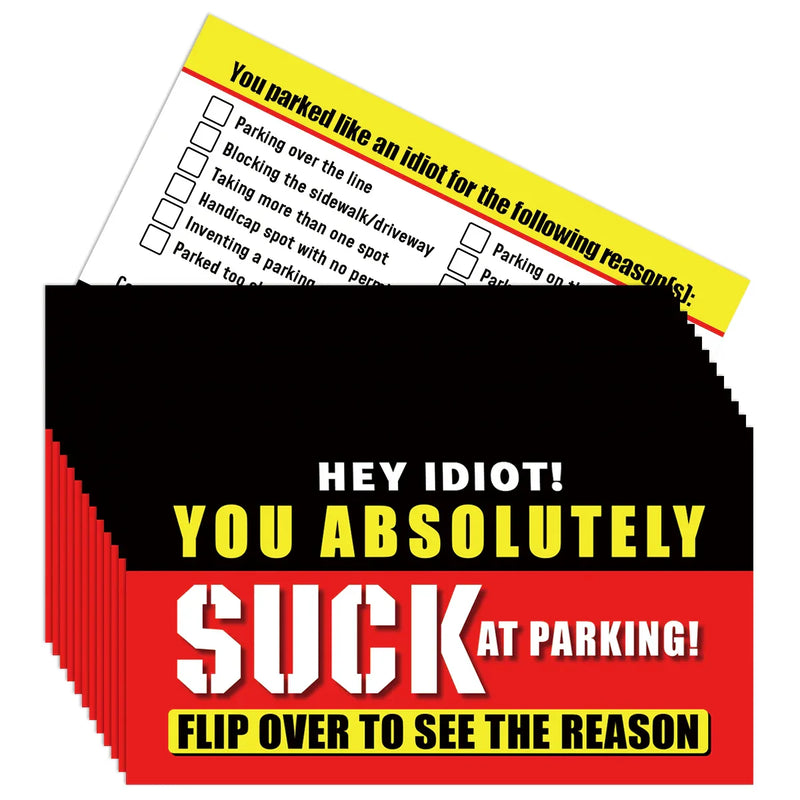 Stop Bad Parking Cards® (50 Pack)
