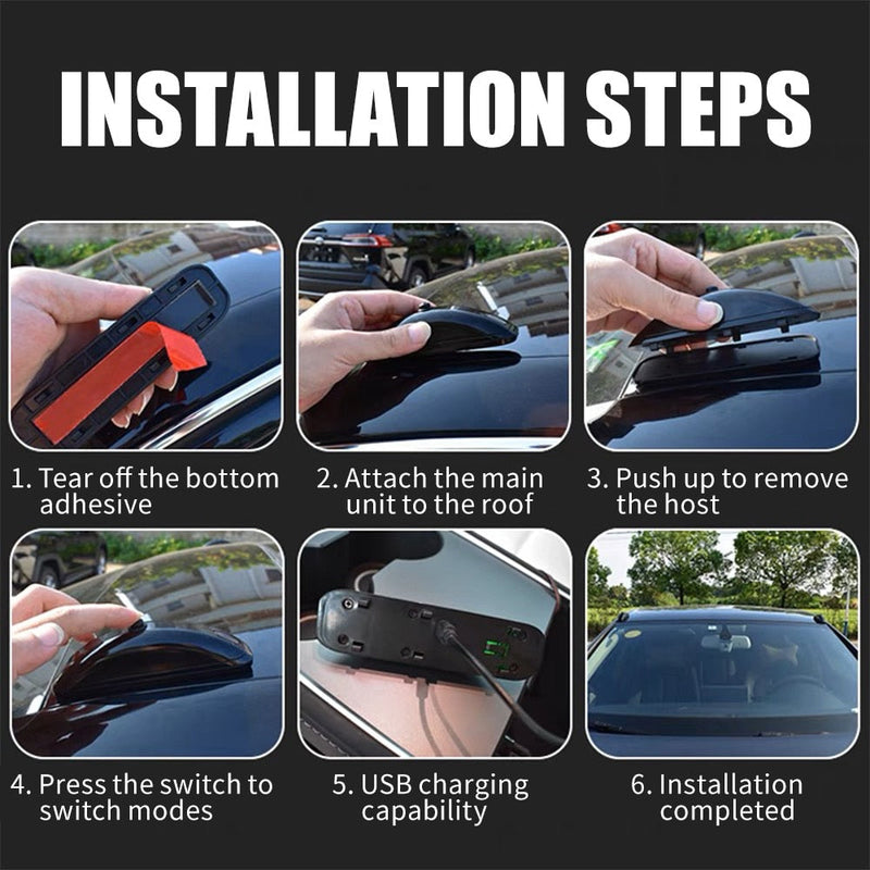 Road Laser Alert Lighting System