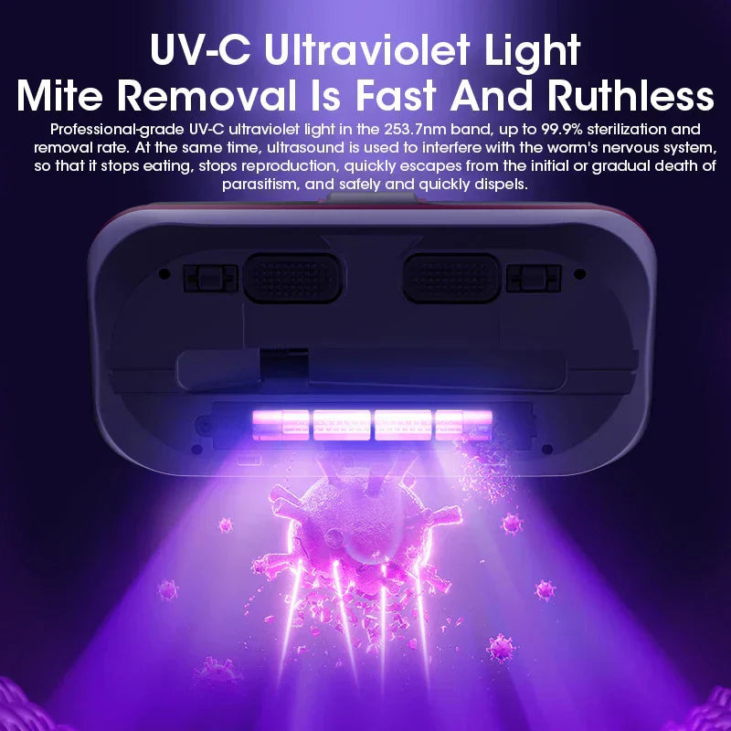Wireless Mite Removal Instrument Large Suction Vacuum Cleaner Home Bed Mite Sterilizer
