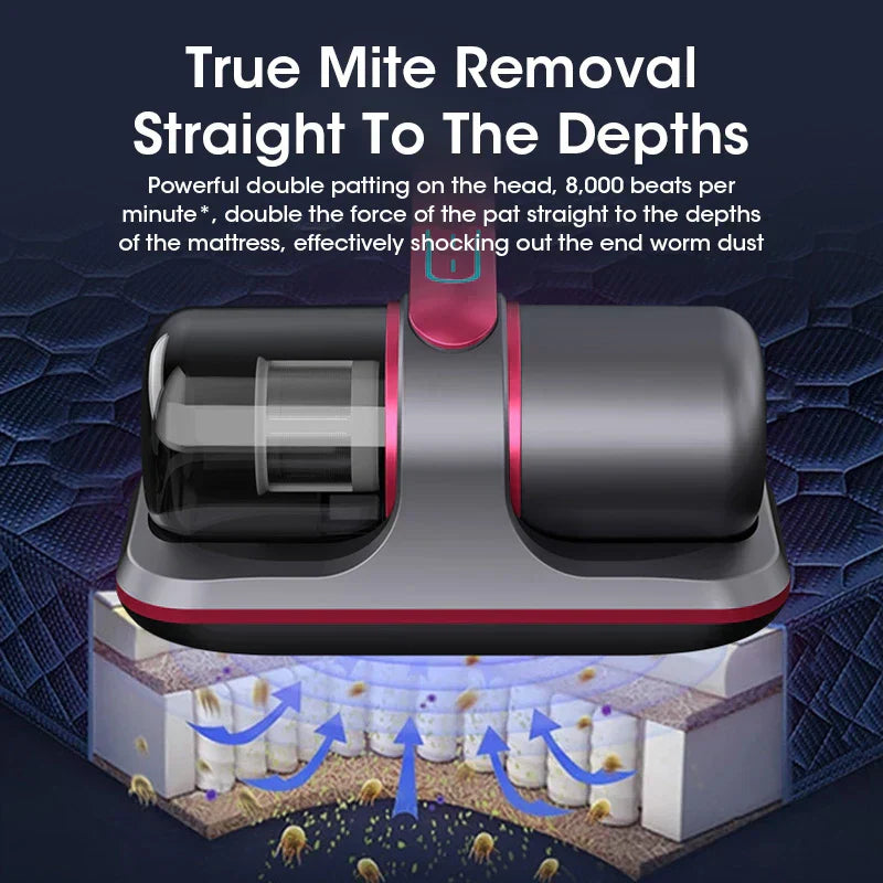 Wireless Mite Removal Instrument Large Suction Vacuum Cleaner Home Bed Mite Sterilizer