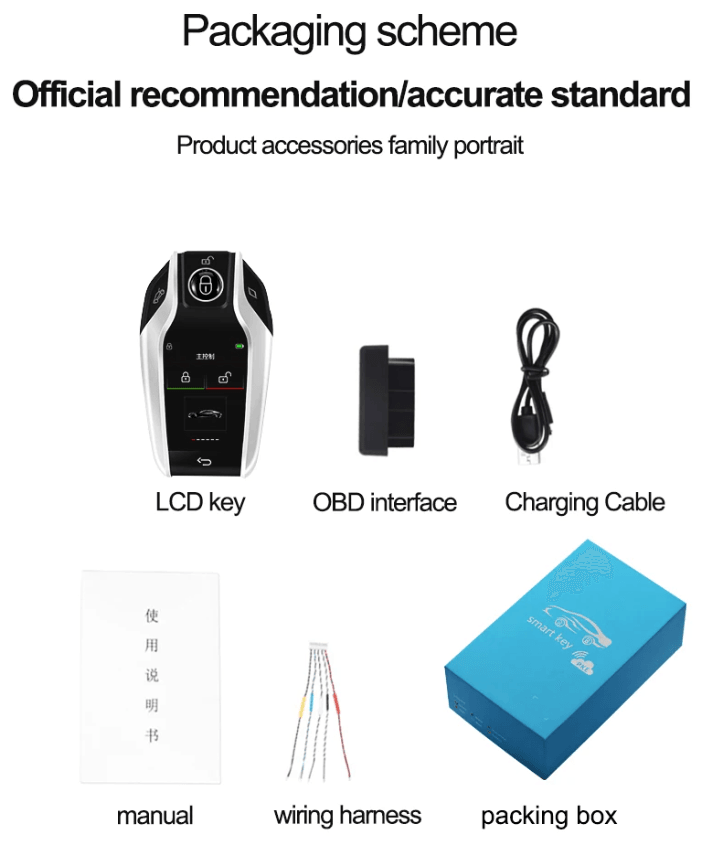 Auto Parts™ Car Smart LCD Key