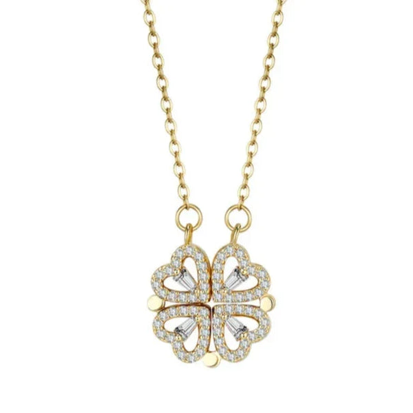 Clover Hearts Necklace - Black Friday SALE
