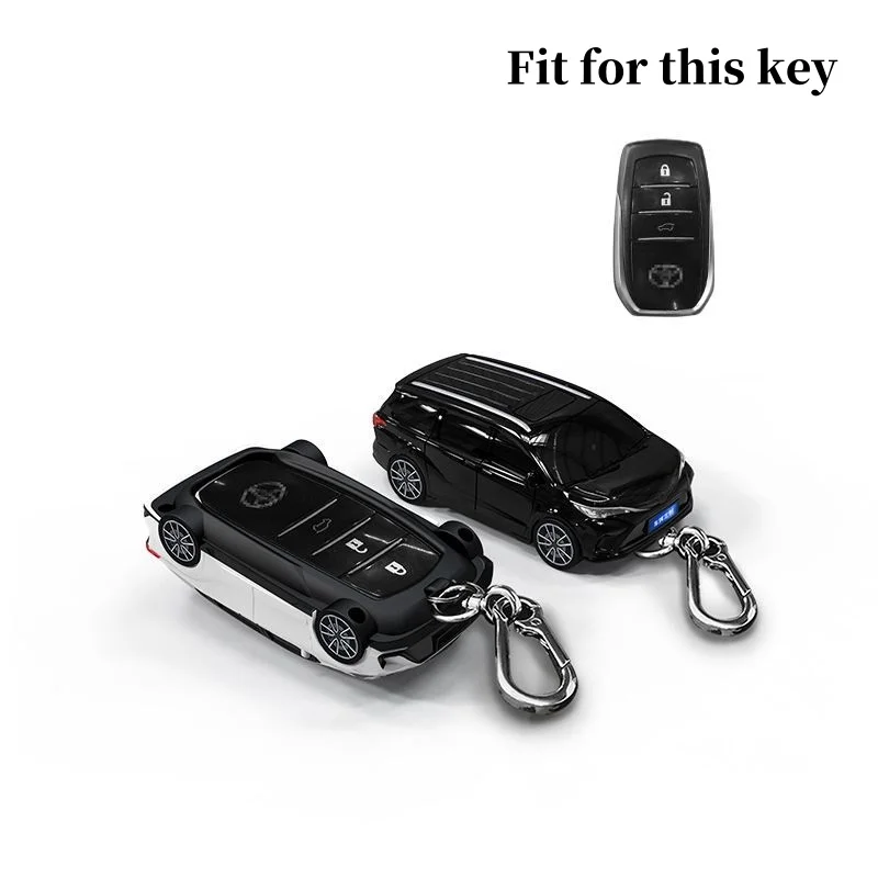 Key Case Cover Protector for Toyota Sienna Remote 5 Button 6 Button