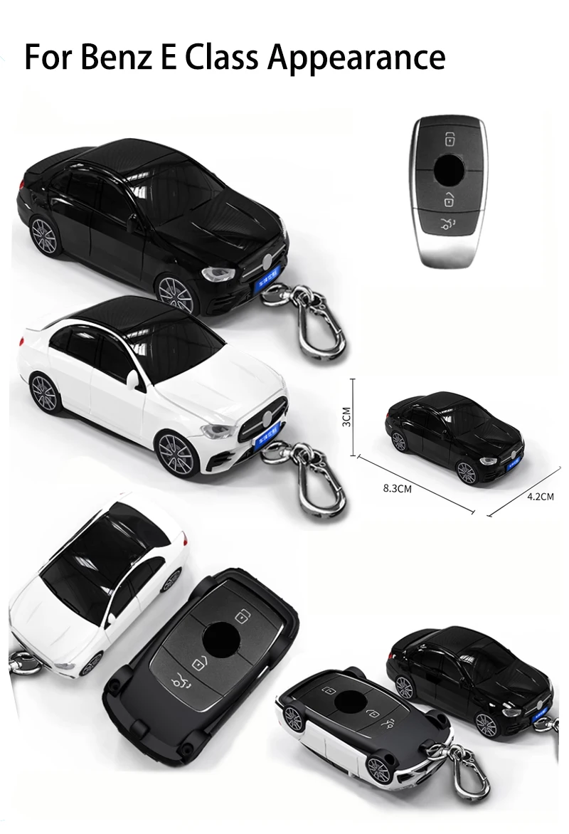 Mercedes Benz A C E S Class W204 W205 W212 W213 W176 GLC CLA AMG W177 Car Key Case Cover