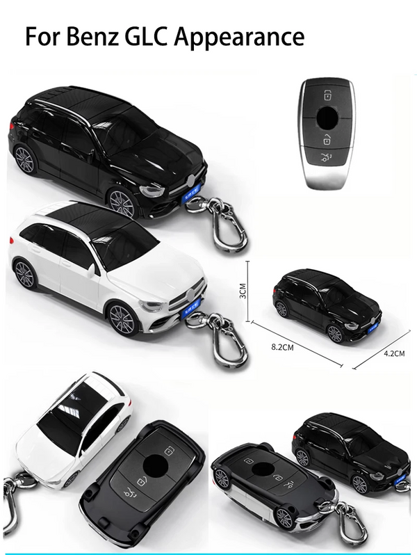 Mercedes Benz A C E S Class W204 W205 W212 W213 W176 GLC CLA AMG W177 Car Key Case Cover