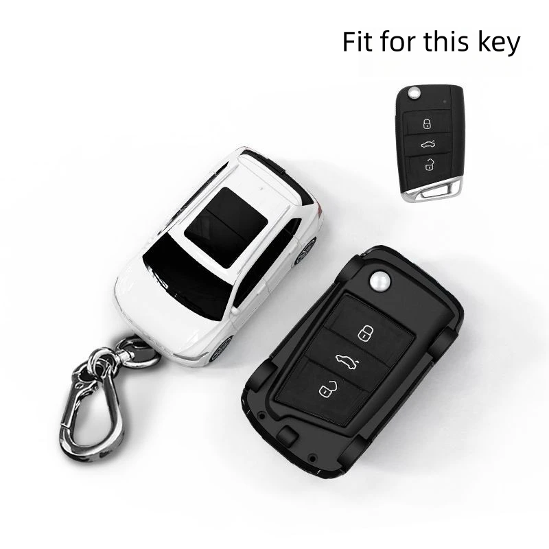 For Volkswagen Tiguan VW Polo Golf 7 Skoda Octavia Kodiaq Karoq Seat Ateca Leon Lbiza Key Cover