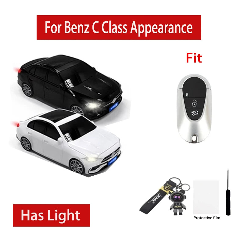 Mercedes Benz A C E S Class W204 W205 W212 W213 W176 GLC CLA AMG W177 Car Key Case Cover
