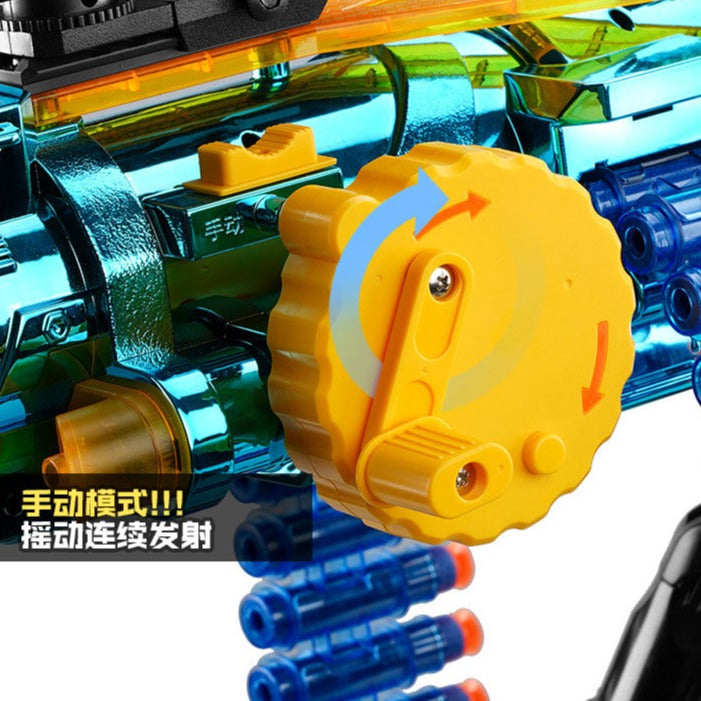 M134 Minigun Gatling Soft Bullet Toy